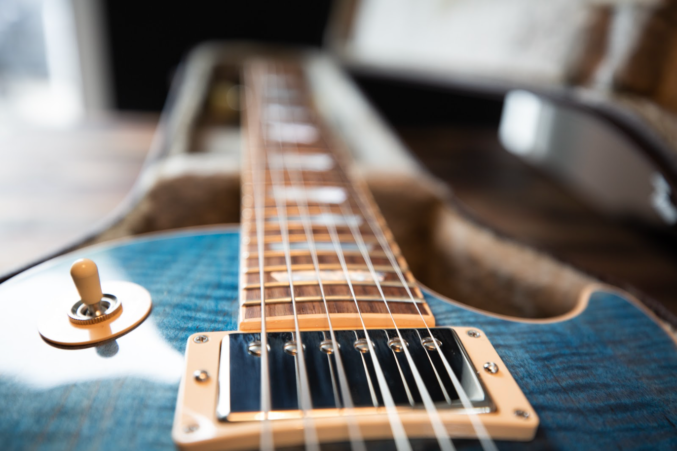 guitarra azul