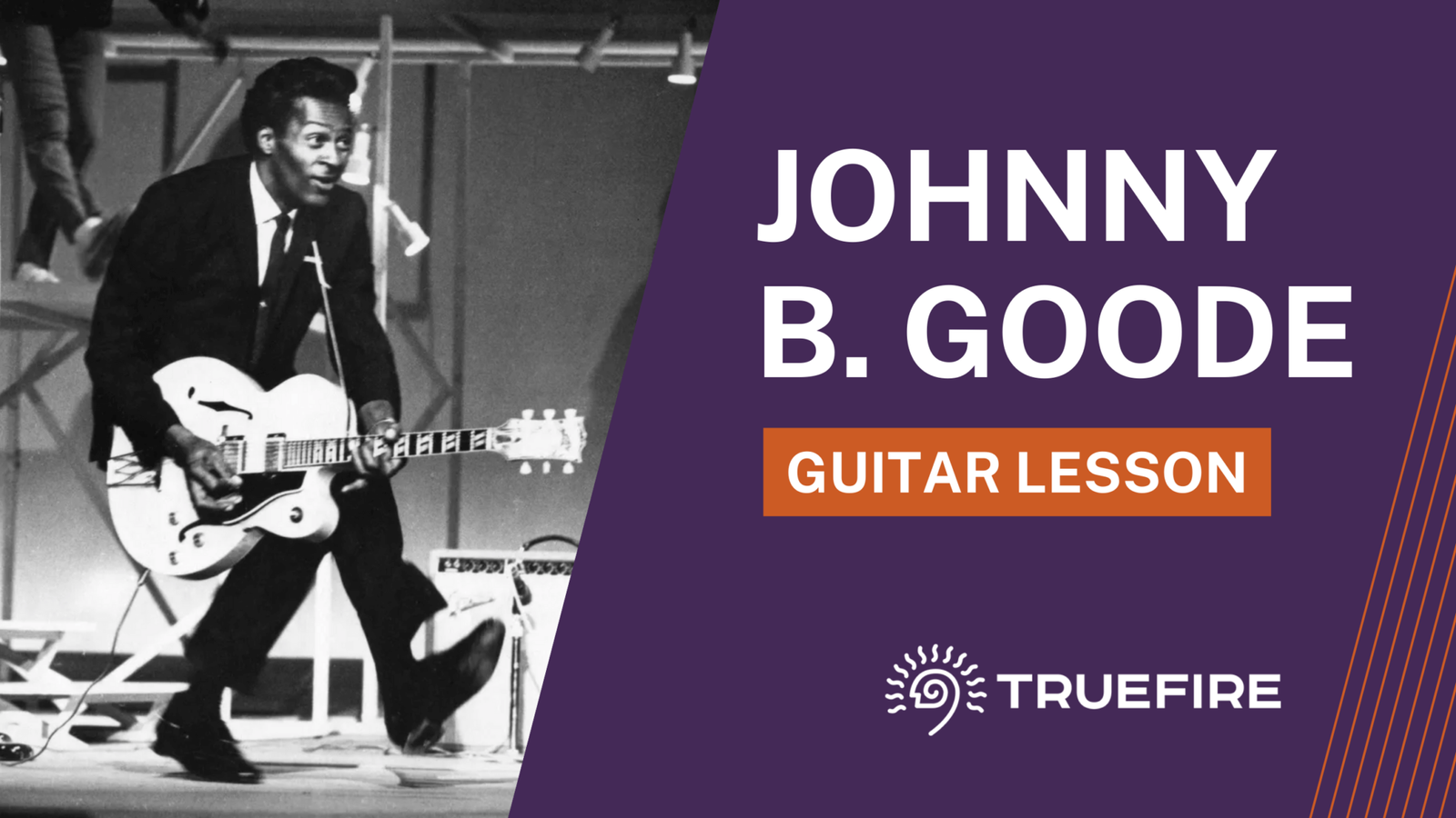 Johnny B Goode Tabs & Chuck Berry Lección De Guitarra