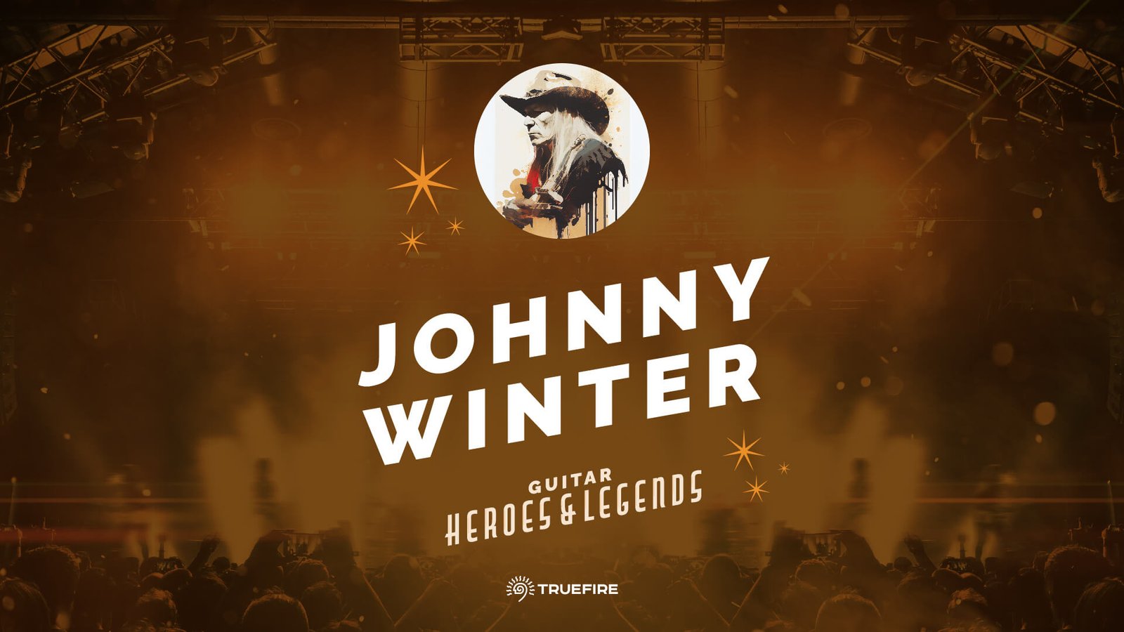 Lección de guitarra de Johnny Winter