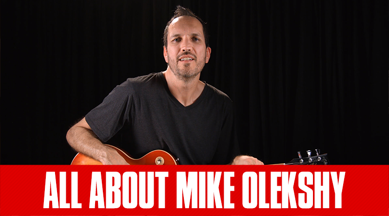 Mike Olekshy, Conociendo al entrenador de guitarra